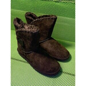 LAMO  ESSENTIAL BOOTS For Girls Brown Color , Size 7 Medium Fleece Lining